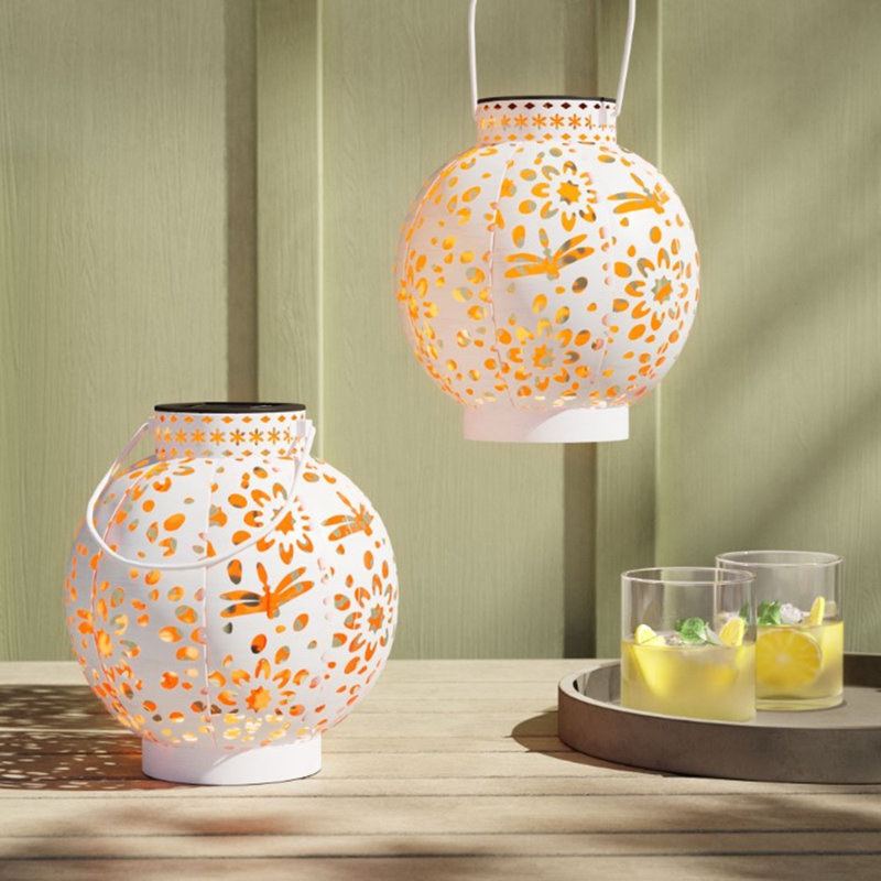 Kooper Solar Powered Integrated Led Outdoor Lantern &amp;amp; Reviews | Wayfair