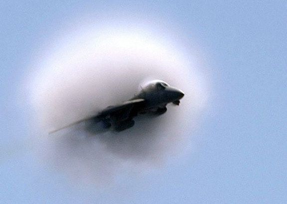 sonic boom, sound barrier