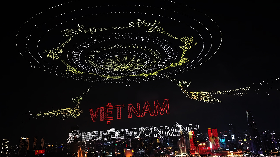 Vietnam record breaking drone show