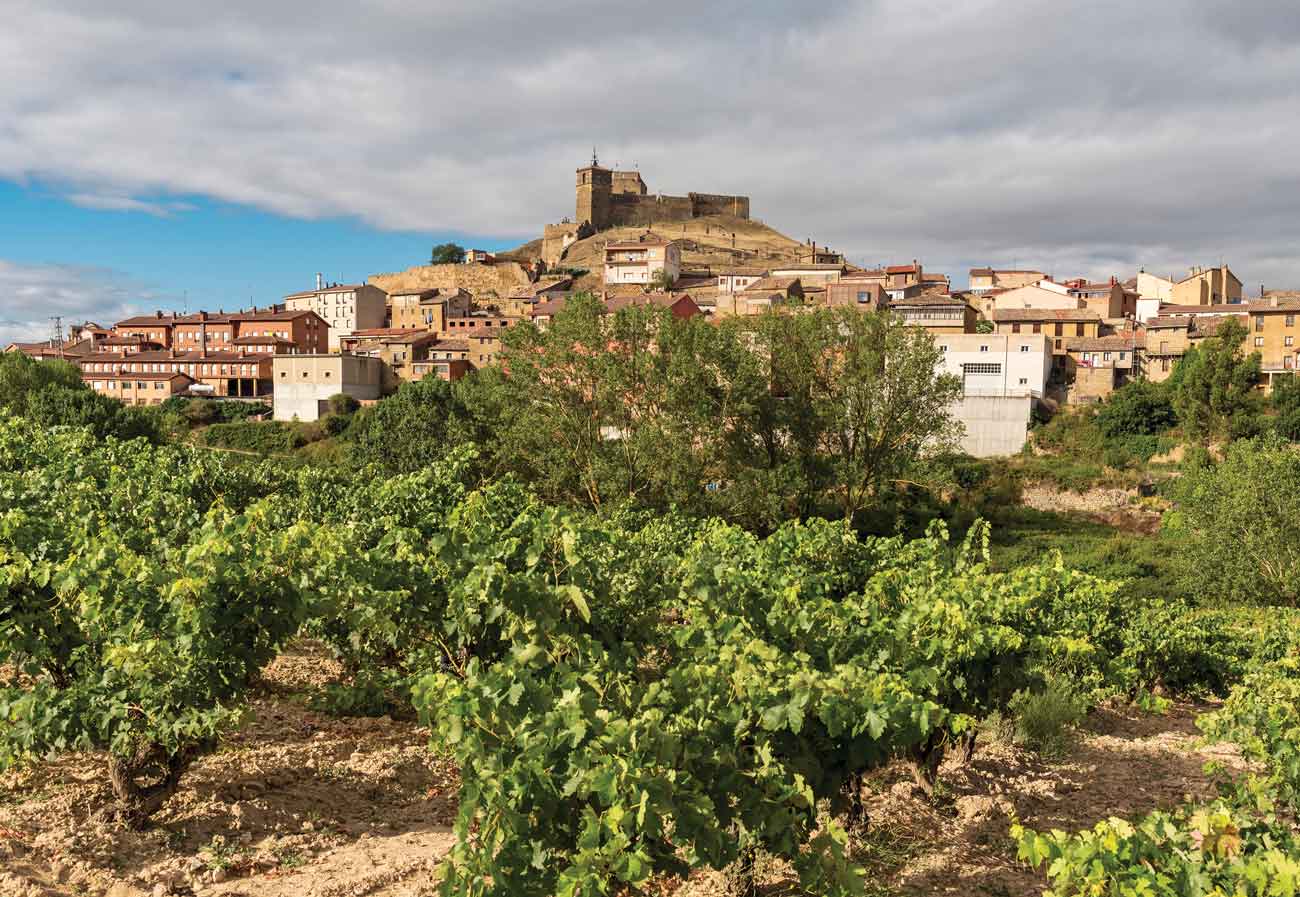 The hilltop village of San Vicente de la Sonsierra