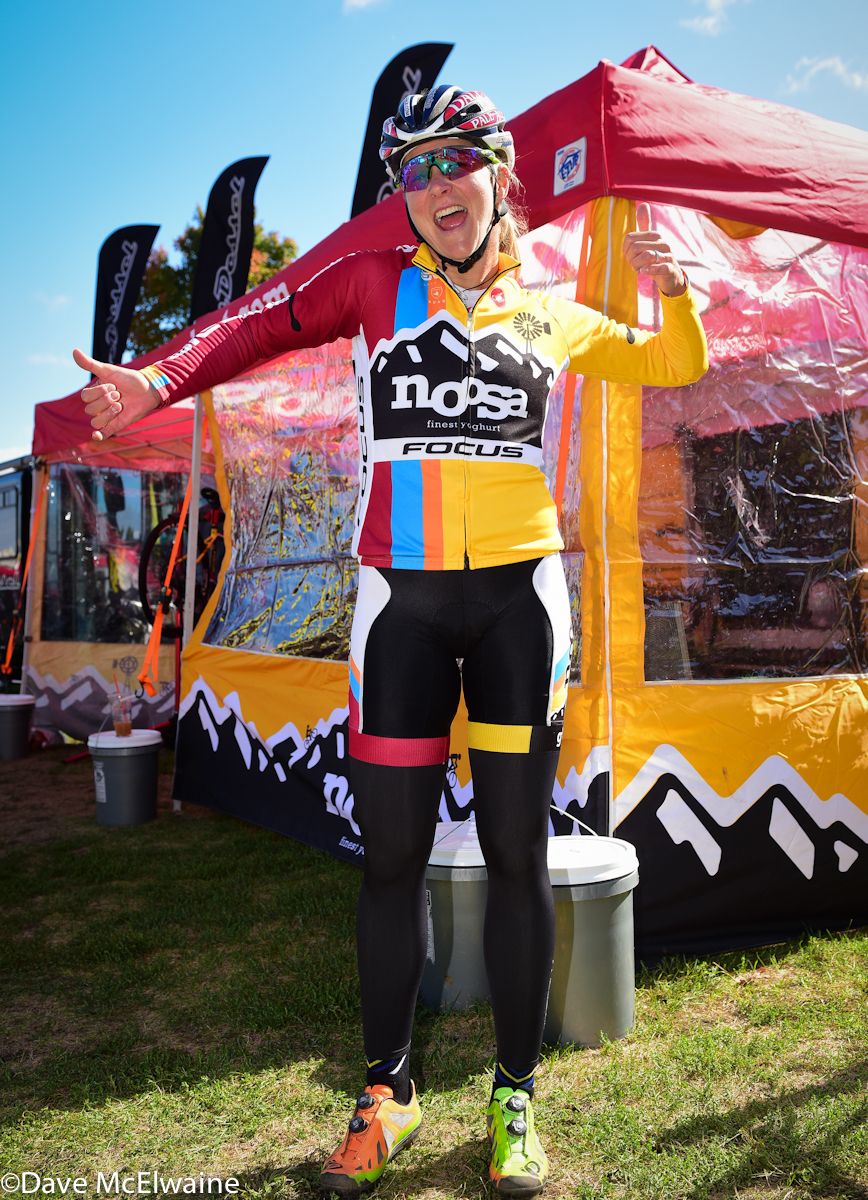 Meredith Miller (Noosa Pro Team) having a good time as usual