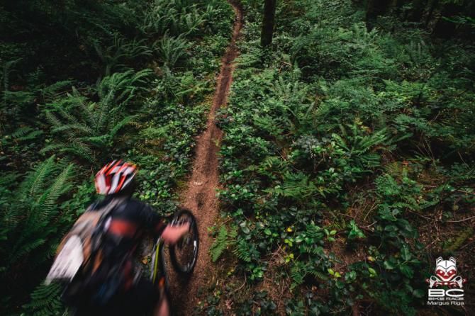 What if you rode through the wood with the hands at the hub like Tron?