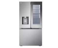 LG 26 cu. ft. Smart Mirror InstaView Counter-Depth MAX French Door Refrigerator with Four Types of Ice | was