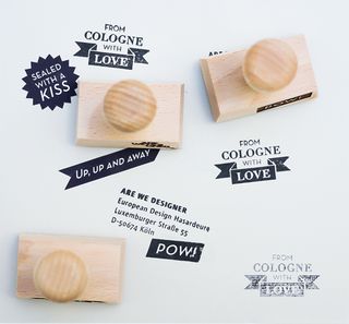 From Cologne With Love ink stamps are fun and stand out