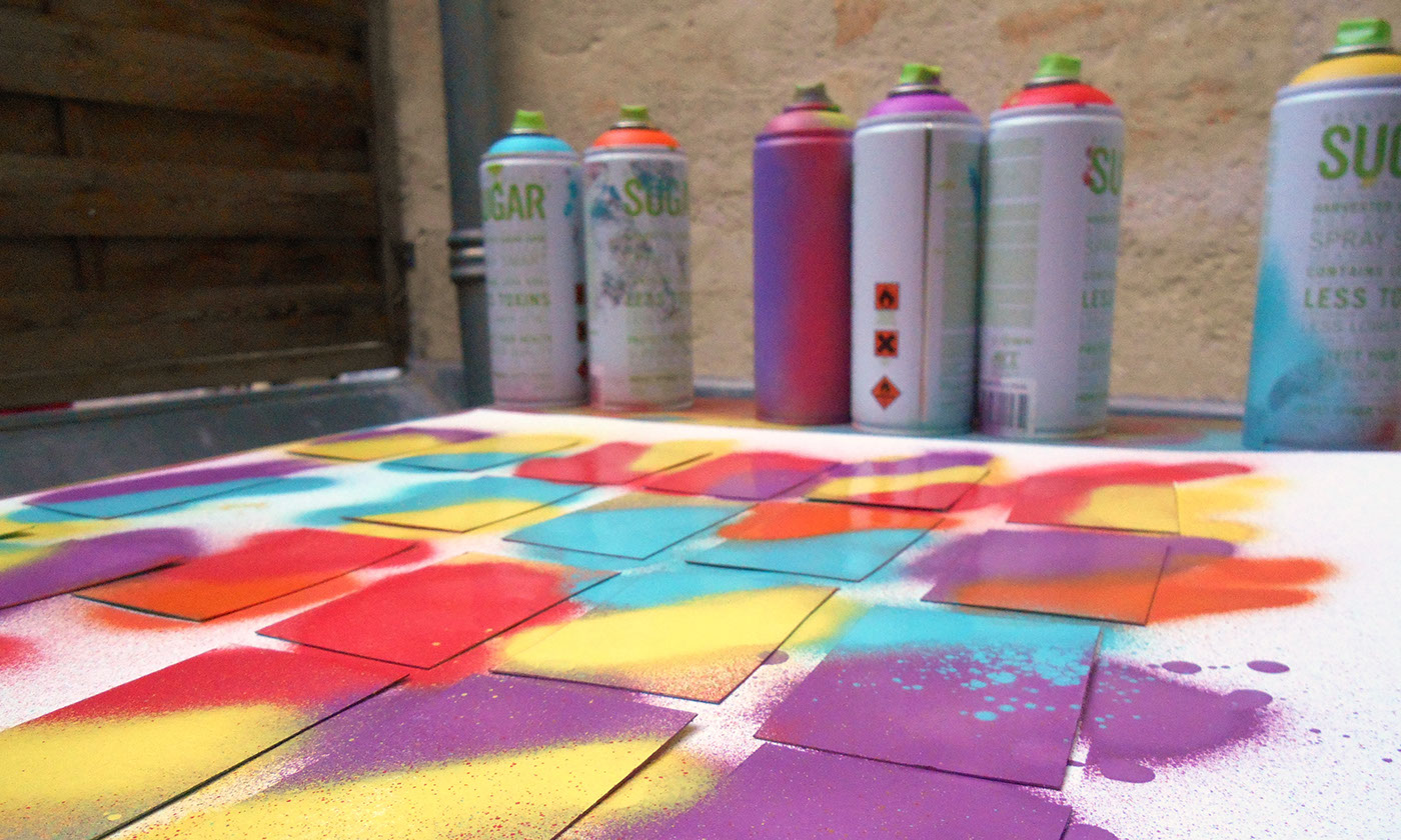 Colourful business cards
