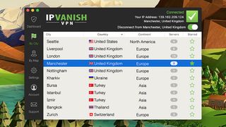 IPVanish in use