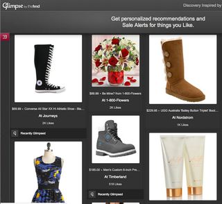 Items are arranged in a Pinterest-style layout, with minimal text