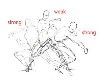 How to draw a knockout action scene