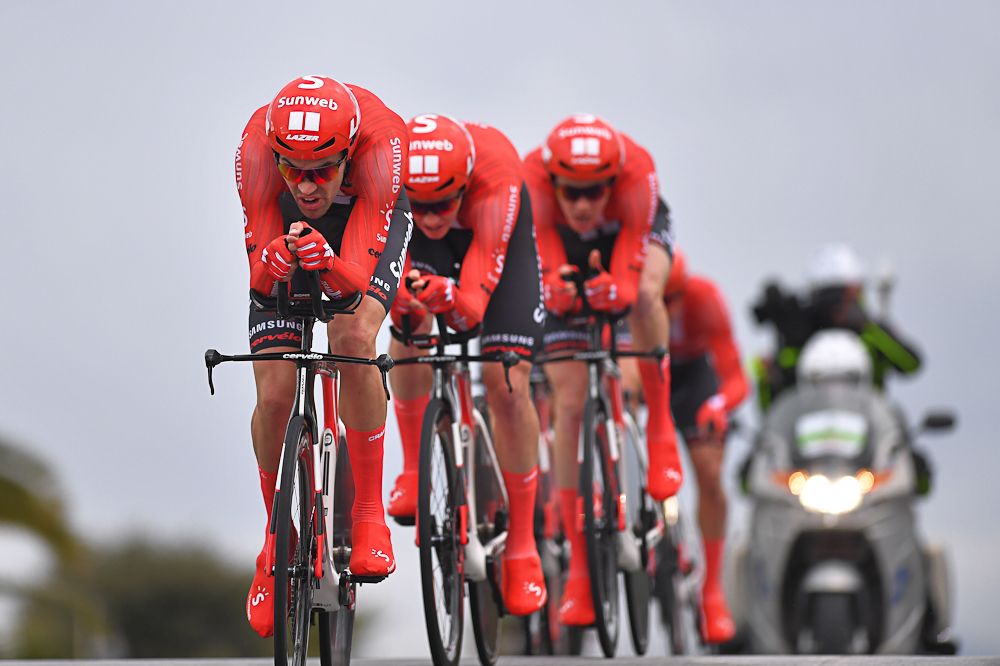 Tom Dumoulin supplies the power for Team Sunweb