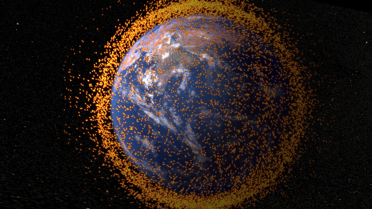 Earth and debris