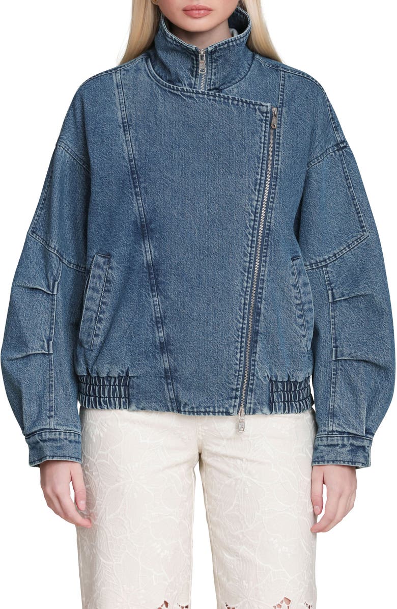 Denim Bomber Jacket