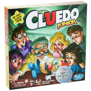 Hasbro Gaming Clue Junior Board Game for Kids Ages 5 and Up, Case of the Broken Toy, Classic Mystery Game for 2-6 Players,4.13 X 26.67 X 26.67 Cm