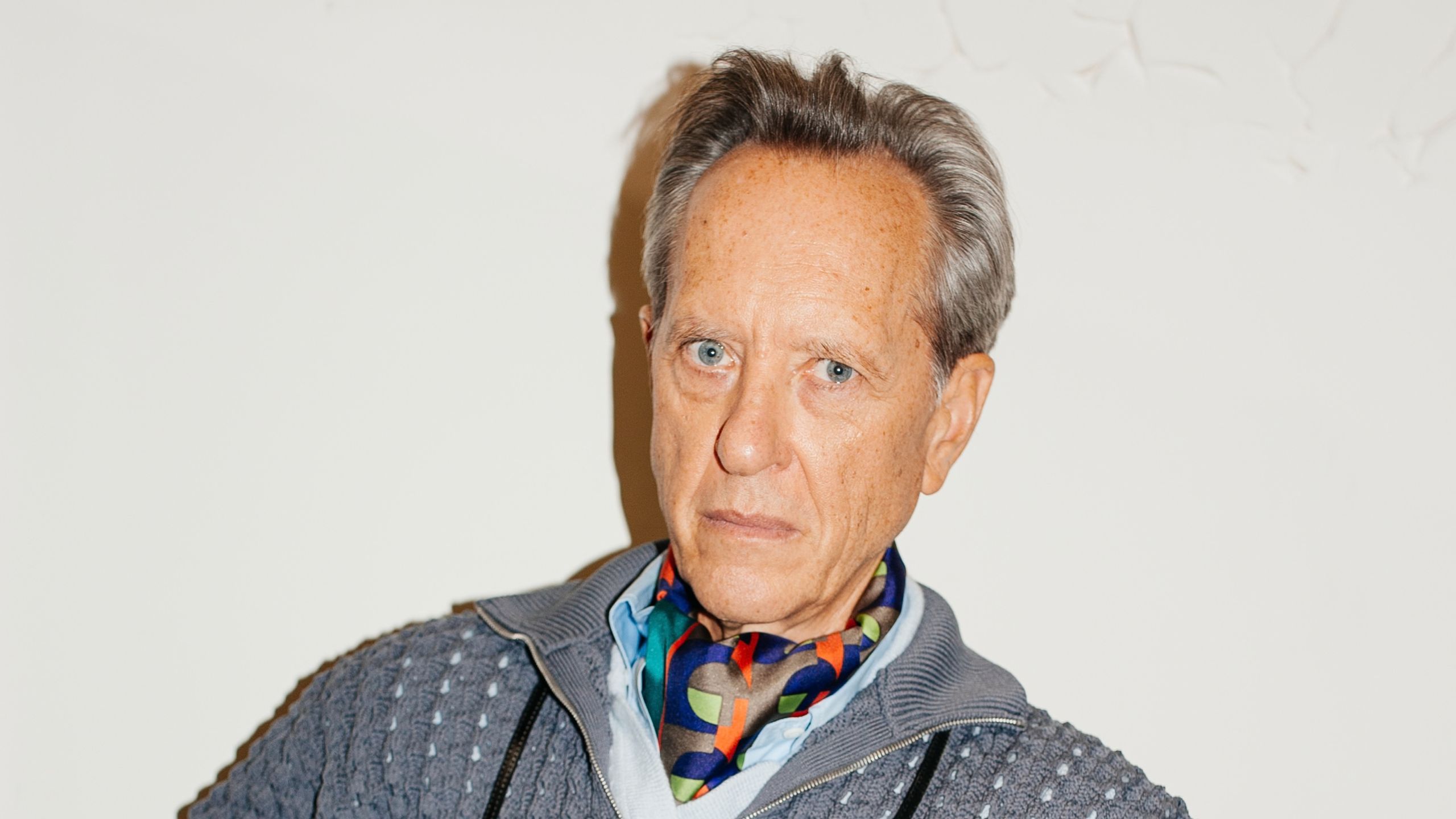 richard e grant on a white background