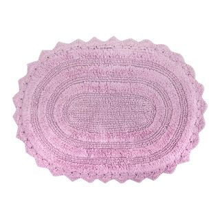 pink oval rug 