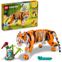 SOLD OUT Lego Creator 3-in-1 Tiger, Panda or Koi set: was £44.99, now £27.99 at Amazon
This is one of the top 3-in-1 sets Lego currently makes, with three great creatures creatable. The tiger is especially impressive, as too is this Prime Day discount, which sees this set's price fall to under £28.