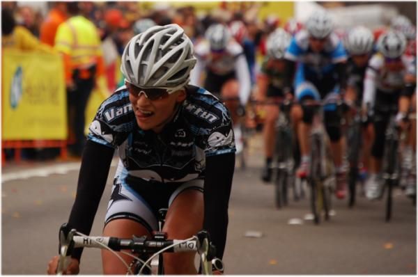 Liz Hatch off the front.