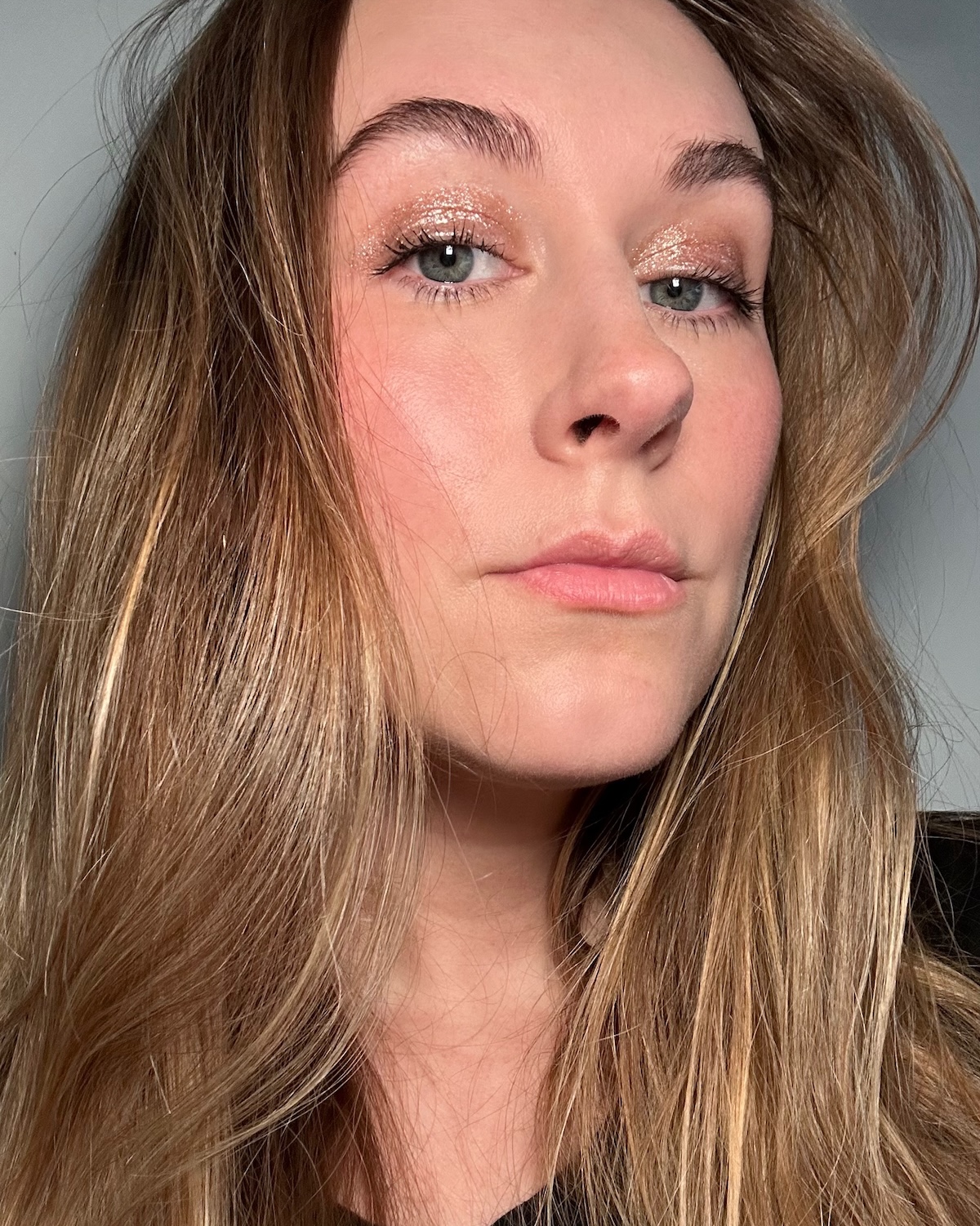 Beauty editor Kaitlyn McLintock wearing Danessa Myricks Colorfix Stix Multi-Use Pigment