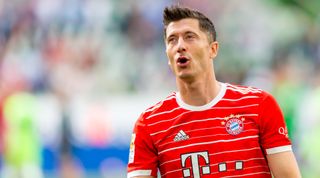 Bayern Munich striker Robert Lewandowski