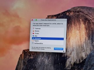 Force Quit Menu on macOS