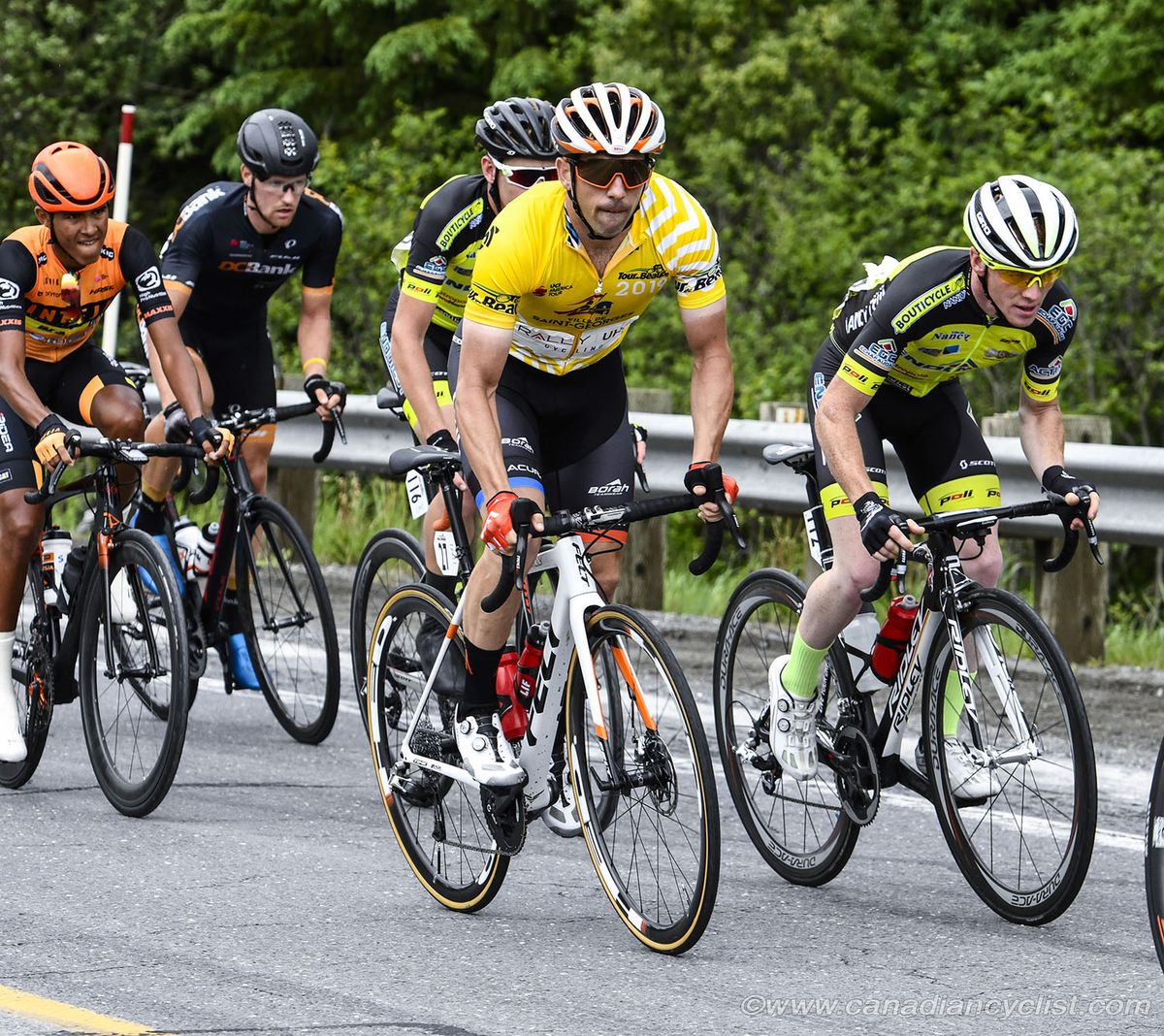 Tyler Magner (Rally UHC Cycling) had his last day in yellow at Tour de Beauce