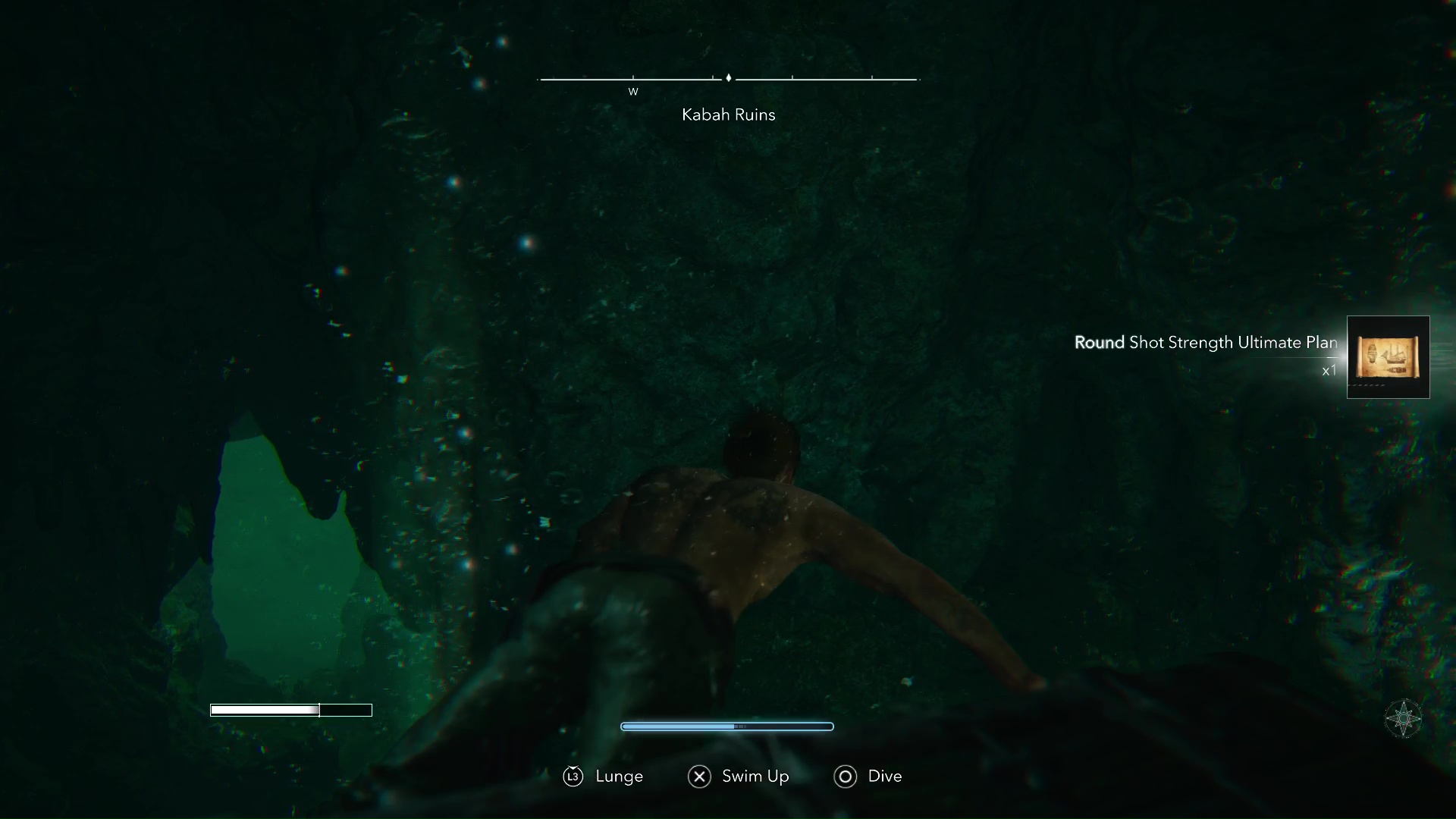 Edward finds an ultimate ship plan underwater in Black Flag Resynced