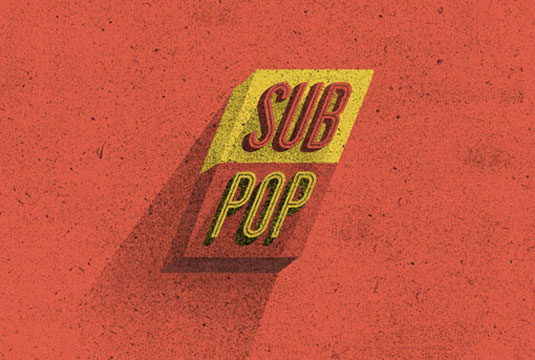 record label logos: sub pop