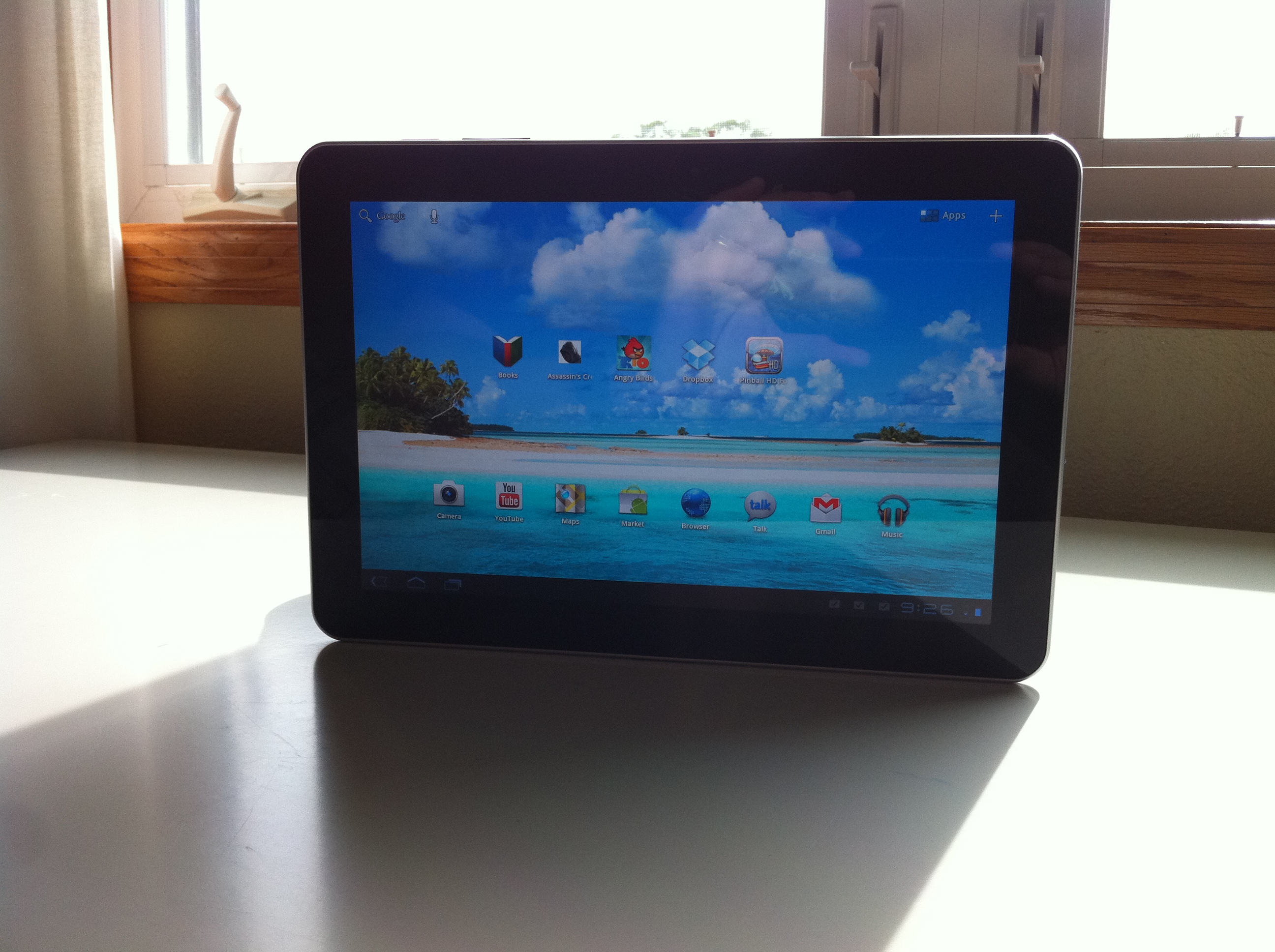 Samsung Galaxy Tab 10.1 Usability and screen Samsung Galaxy Tab 10.1