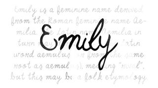 Free font: Emily