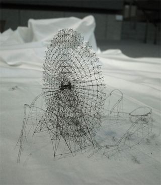 thread sculptures