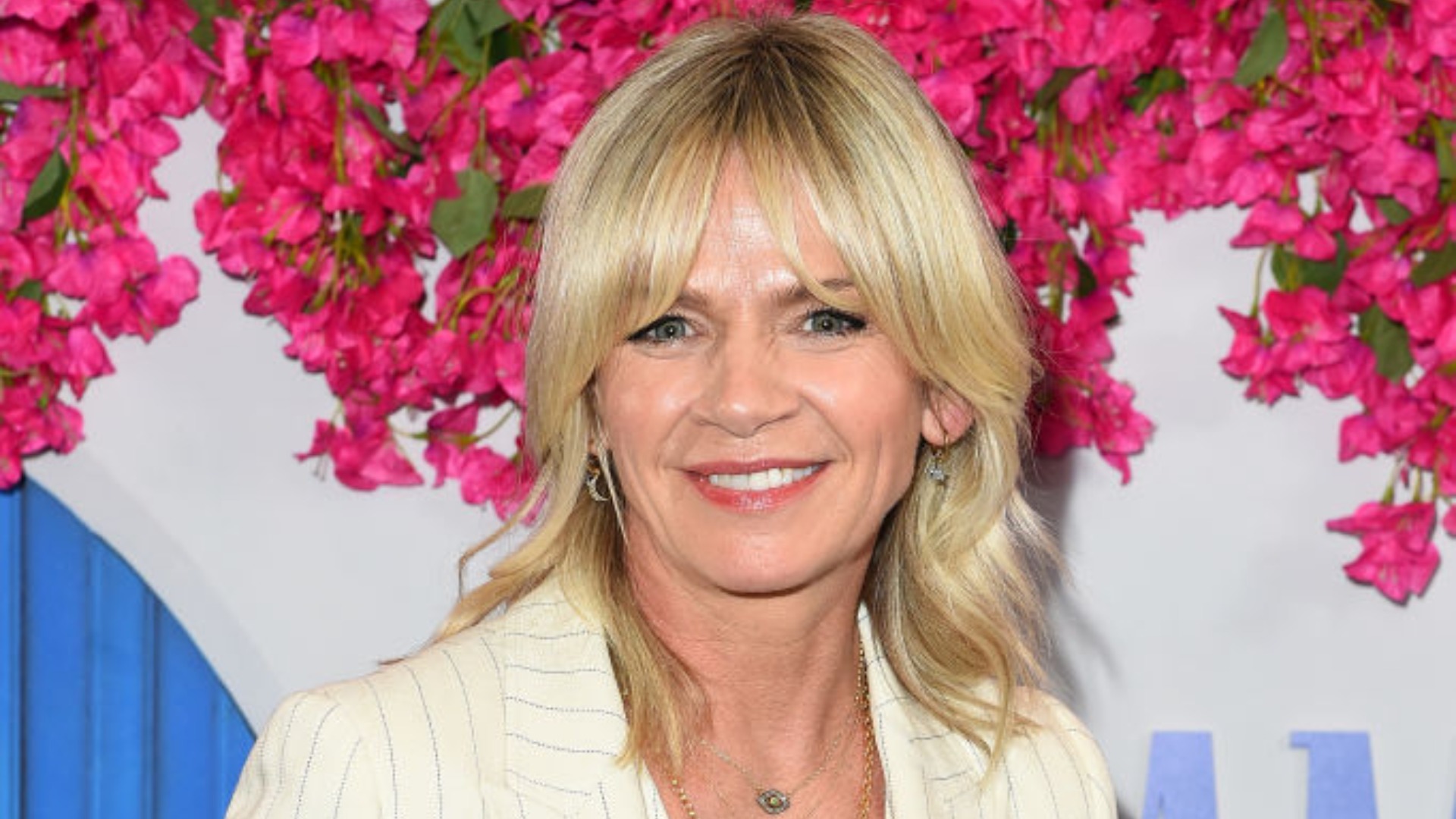 Zoe Ball attends ITV's "MAMMA MIA! I Have a Dream" photocall at Charlotte Street Hotel 
