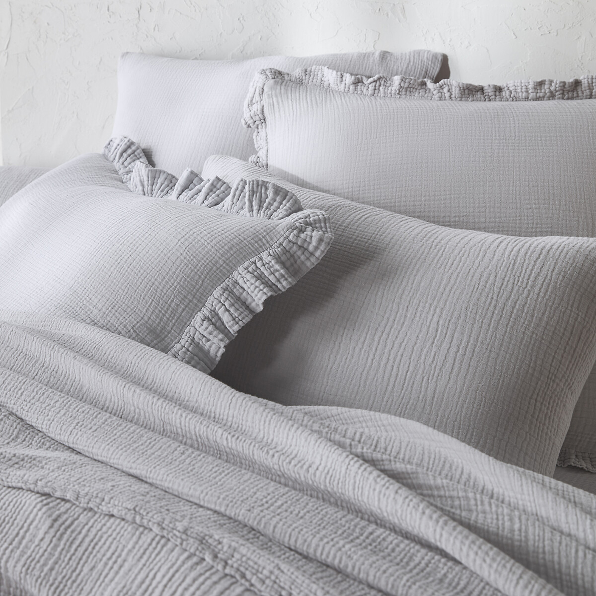 La Redoute Kumla Plain Cotton Muslin Duvet Cover