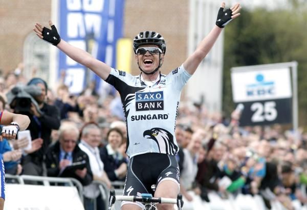 Nick Nuyens (Saxo Bank-SunGard) can hardly comprehend he's won