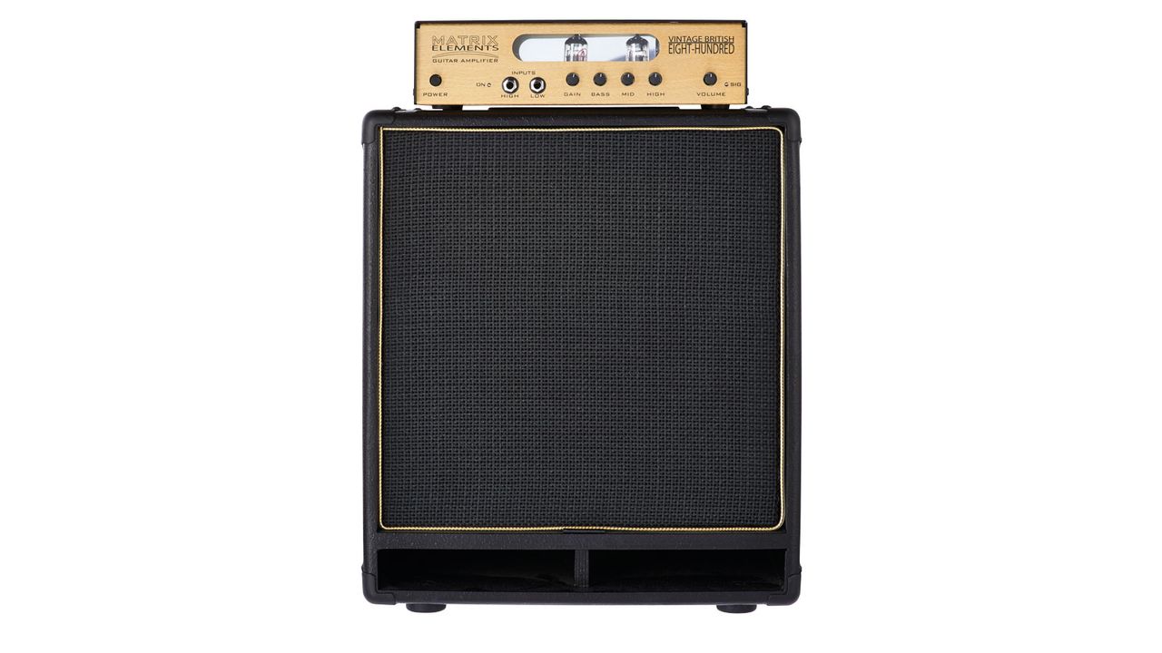 Matrix's specially-designed ultra-light 1x12 extension cabinet can be lifted with one finger, but sounds like a 4x12 - it's the perfect match for the VB800