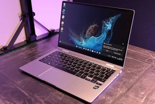 Samsung Galaxy Book2 360 in laptop mode