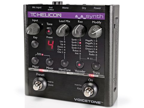 Pitch correction is just one of the tools in the VoiceTone Synth's arsenal.