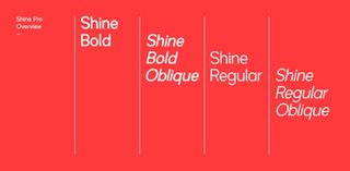 Shine Pro font