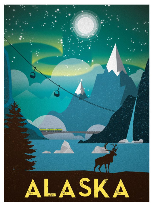 inexpensive vintage travel posters