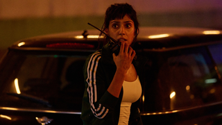 Ritu Arya as MI6 agent Zara Taylor in Paris Has Fallen