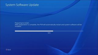 PS4 system software update