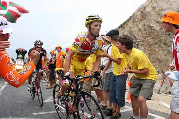 Gilberto Simoni (Saunier Duval) was good, but not quite good enough today