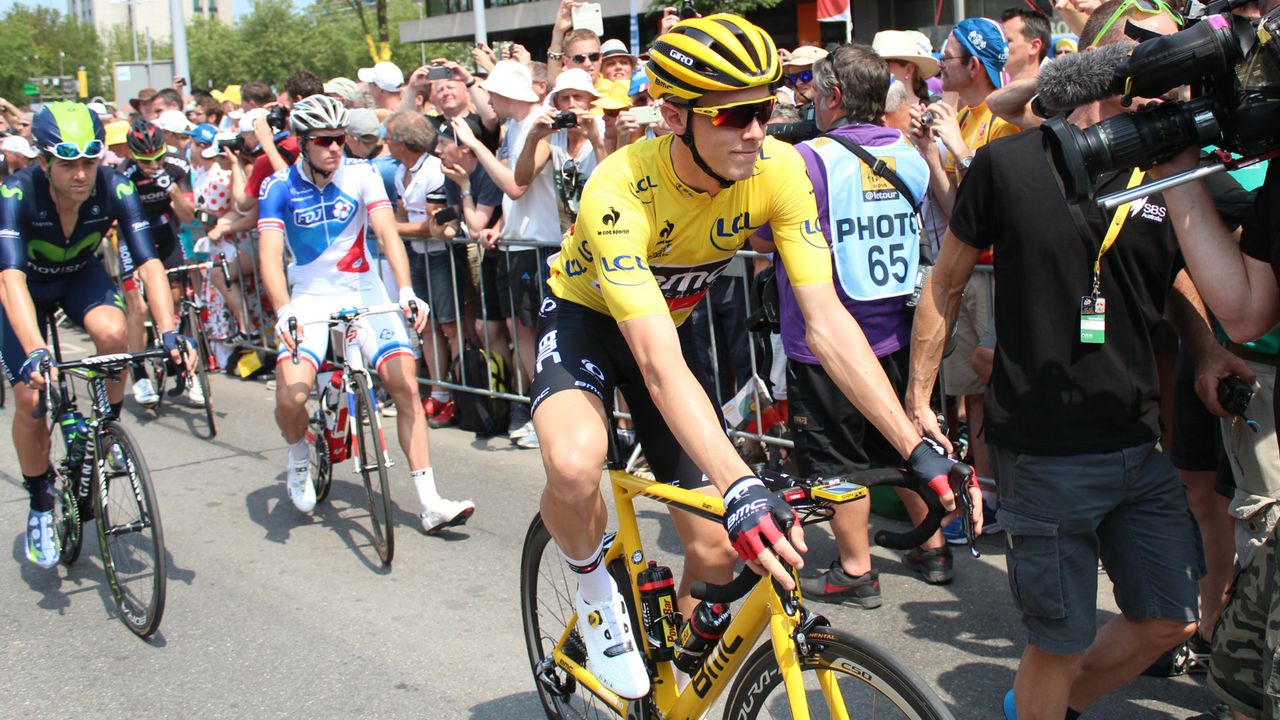 Dennis Rohan got a bike to match his jersey