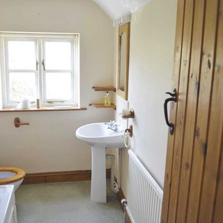 bathroom transformation and wash basin