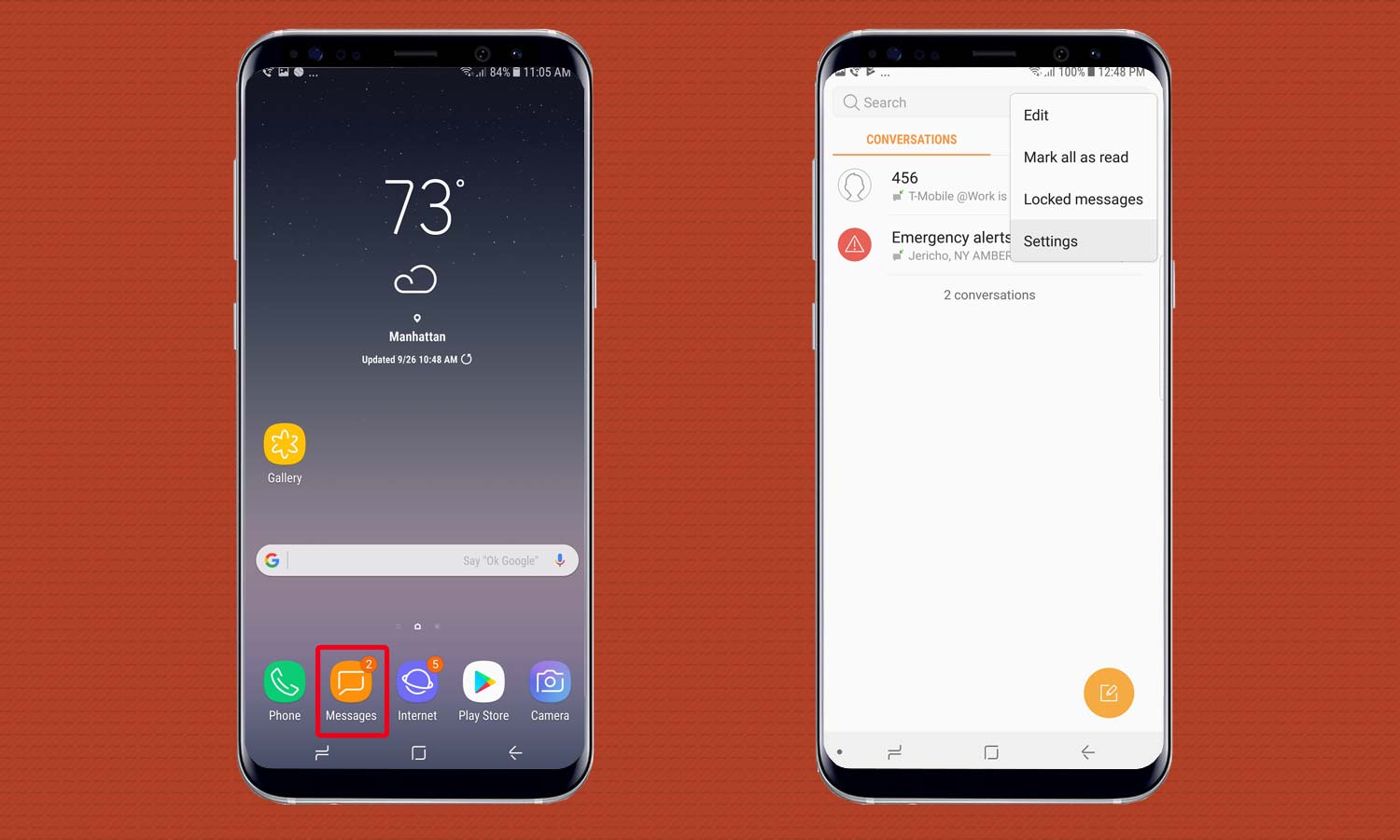 turn off emergency alerts galaxy s9