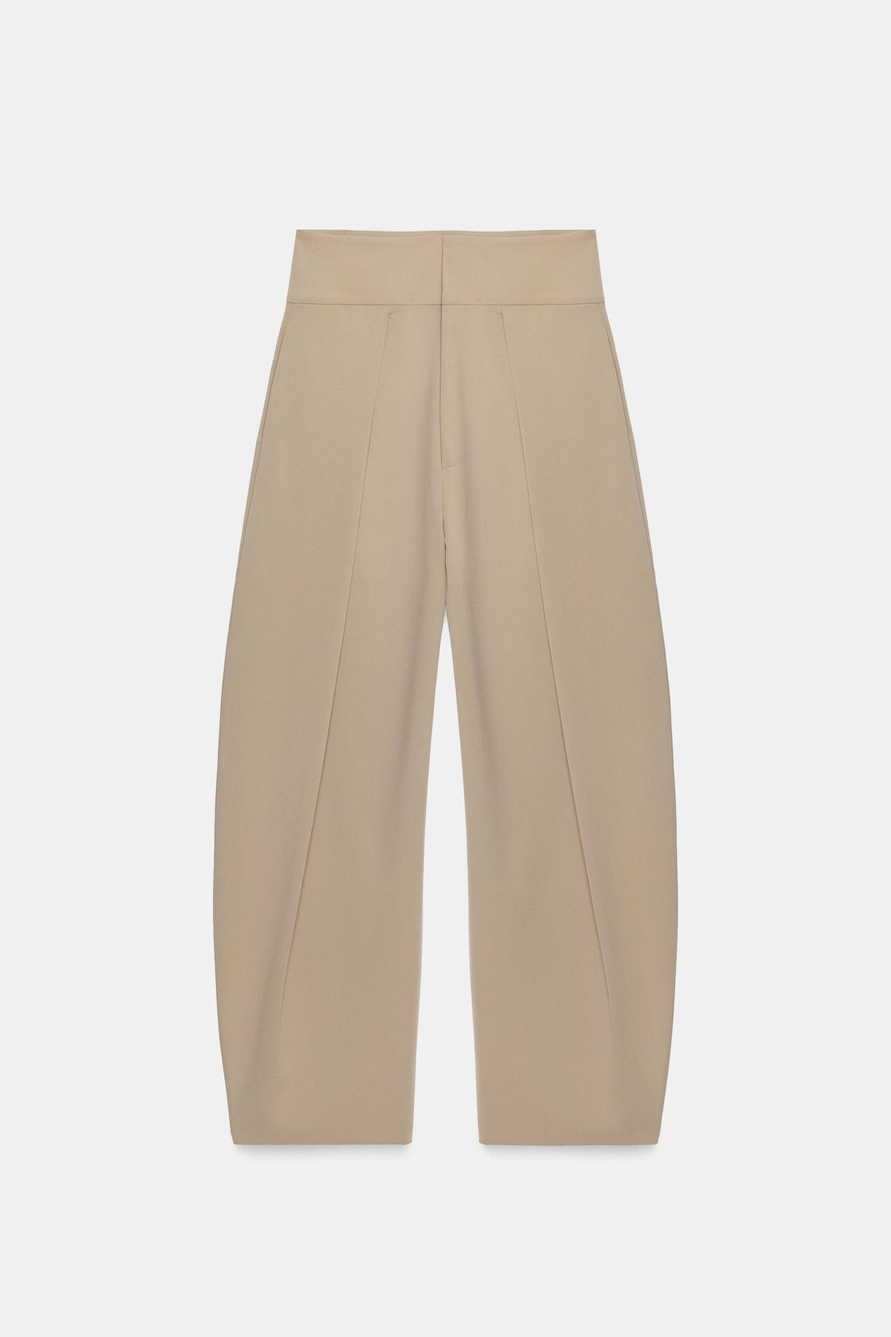 zara pleated pants