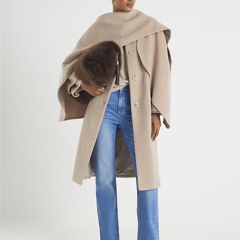 scarf coat