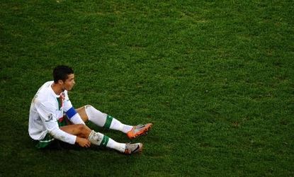 Portugal's Christiano Ronaldo is one of many World Cup players known to draw referee's calls with bits of dramatics