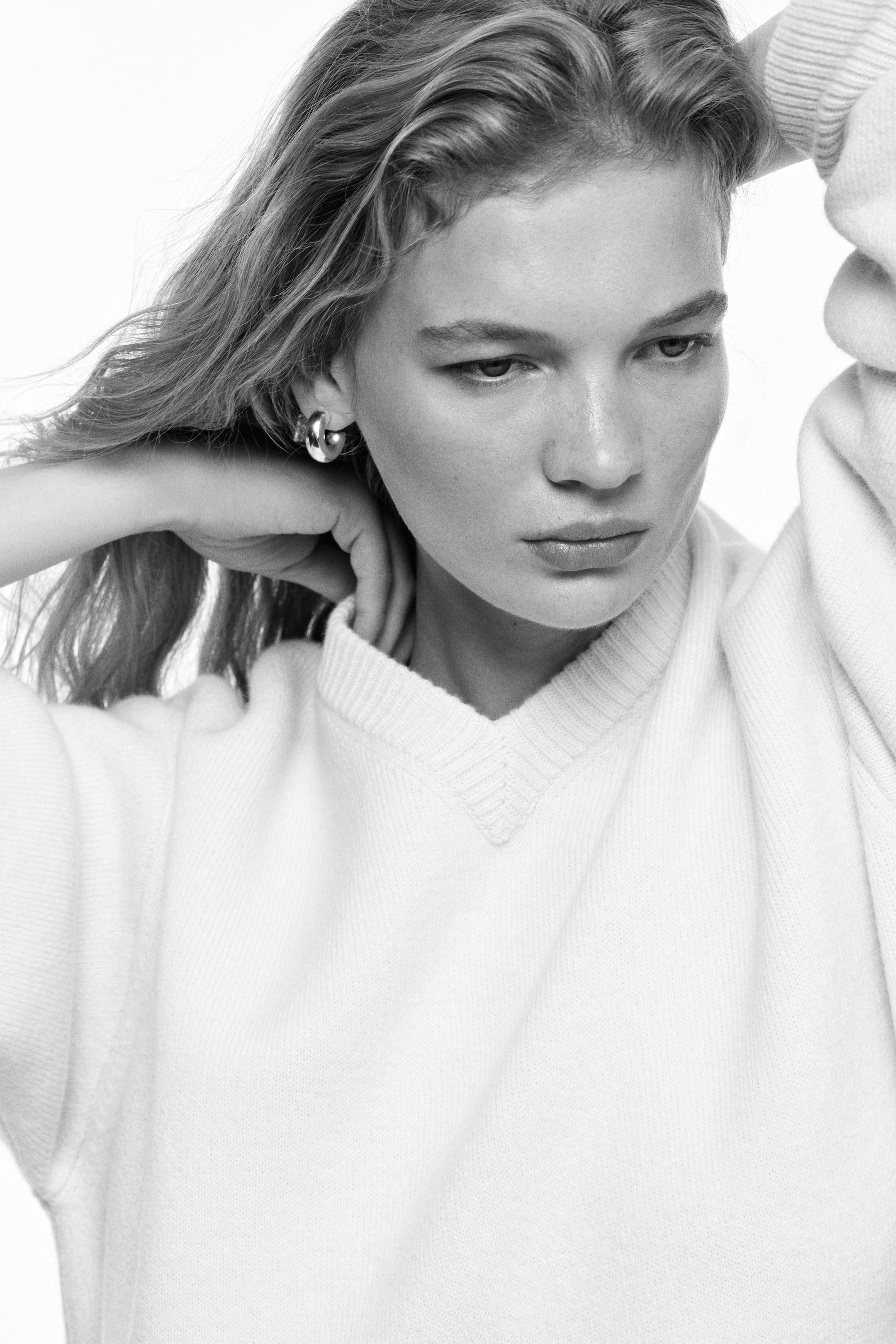 Wool-Blend Jumper - Bright Red