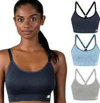 New Balance Seamless Cami Sports Bras (3-Pack)
