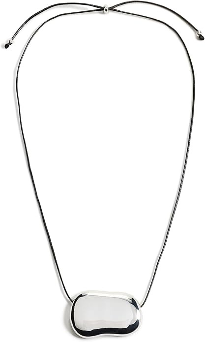 Heaven Mayhem, Heaven Mayhem Women's Julia Silver Necklace, Silver/black, One Size