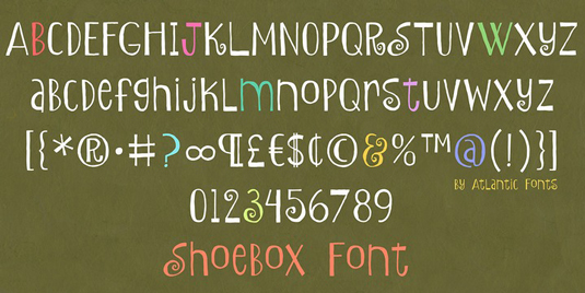 Shoebox font